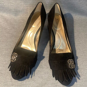 Bandolino Black Suede Dress Shoes Size 10M